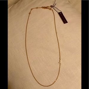 Henri Bendel ‘J’ Gold Necklace